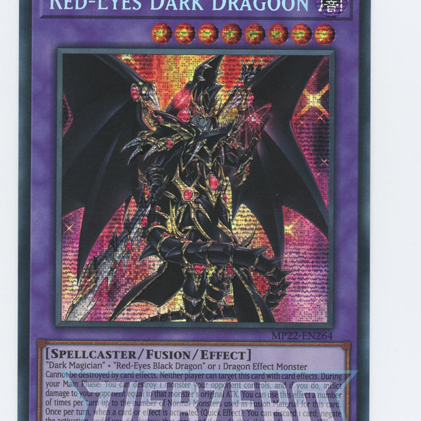 MP22-EN264 - Red-Eyes Dark Dragoon - Prismatic Secret Rare - Effect Fusion  Monster - Mega Pack 2022