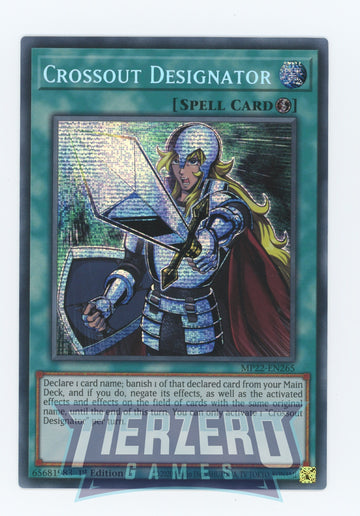 MP22-EN265 - Crossout Designator - Secret Rare - 2022 Tin of the Pharaoh's Gods