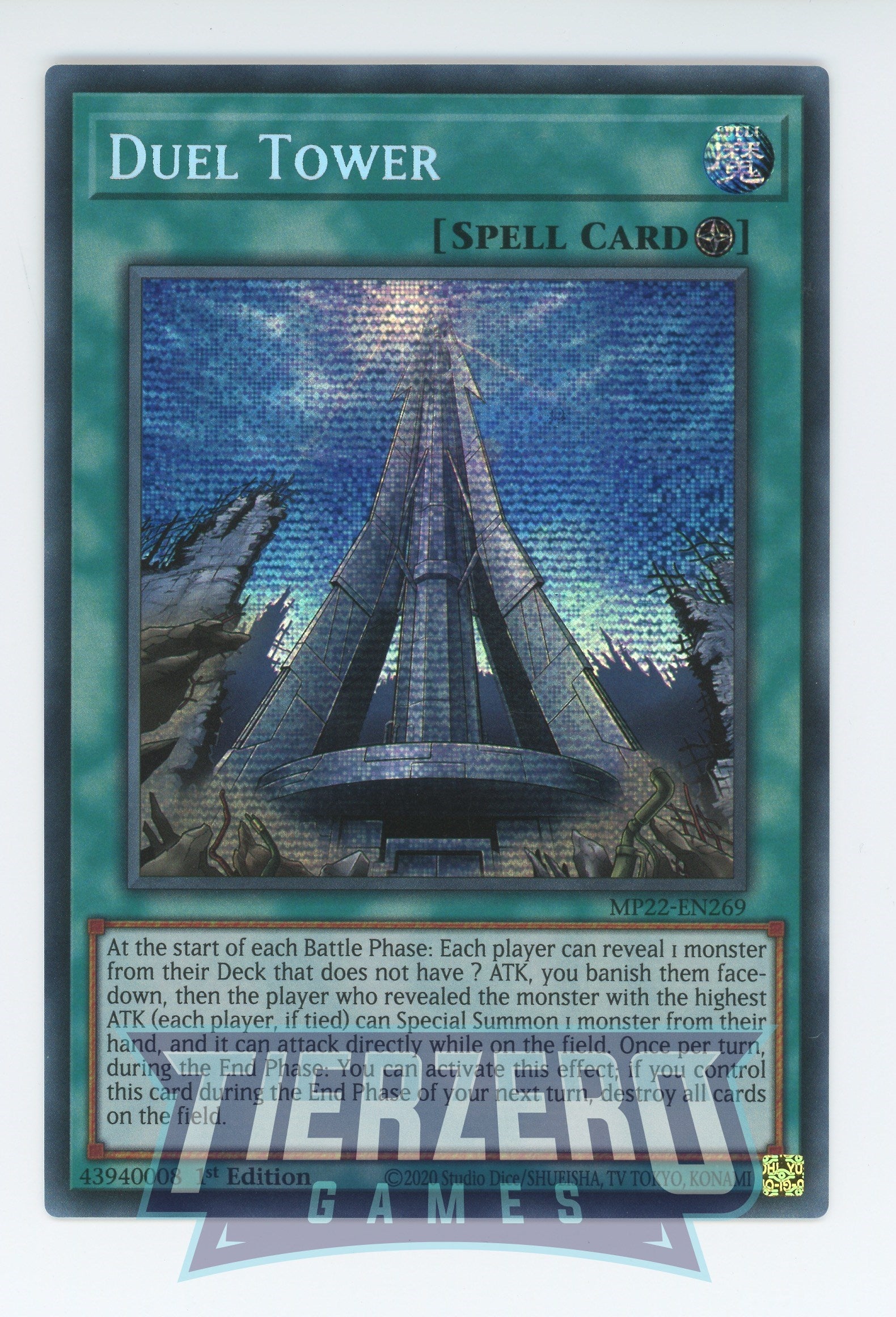 MP22-EN269 - Duel Tower - Prismatic Secret Rare - Field Spell - Mega Pack 2022