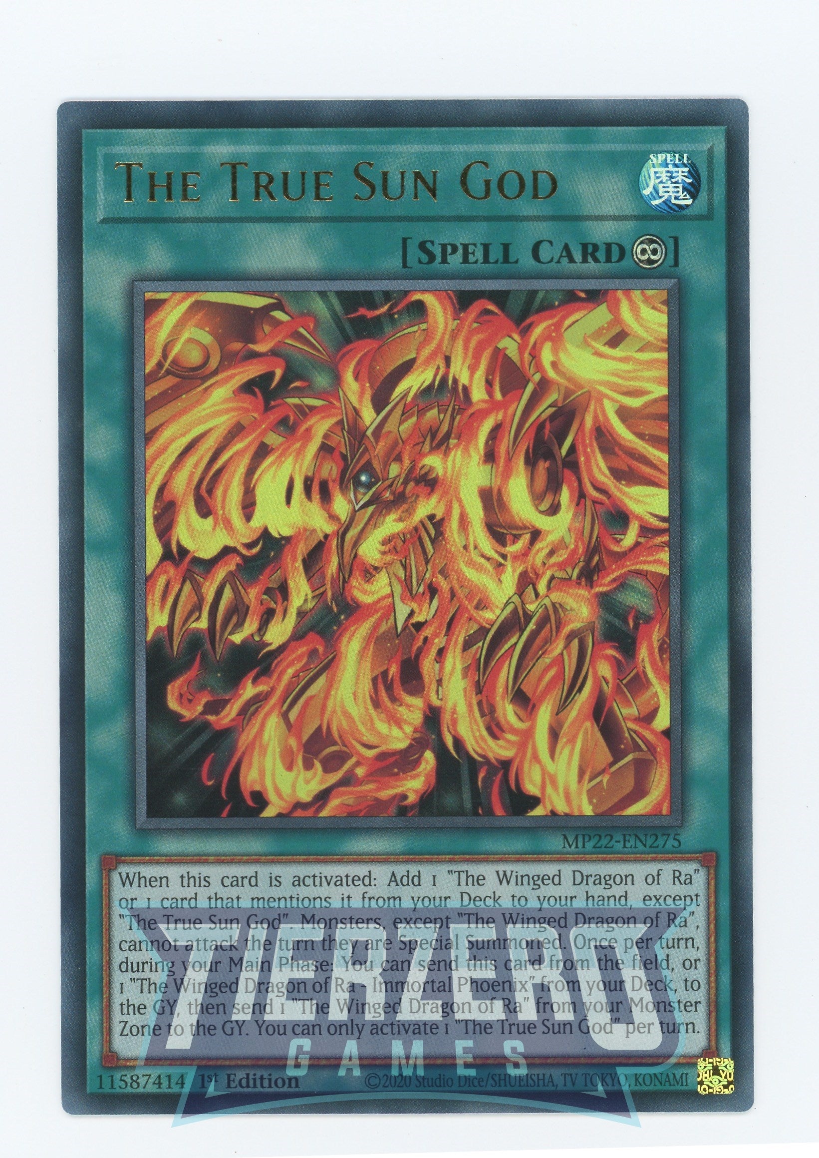 MP22-EN275 - The True Sun God - Ultra Rare - Continuous Spell - Mega Pack 2022