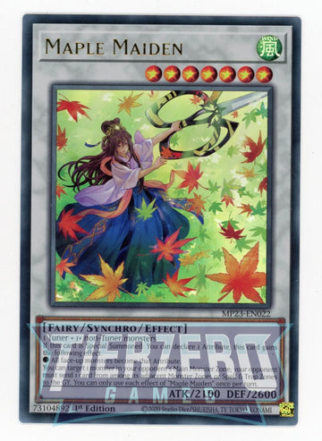 MP23-EN022 - Maple Maiden - Ultra Rare - 25th Anniversary Tin: Dueling Heroes Mega Pack