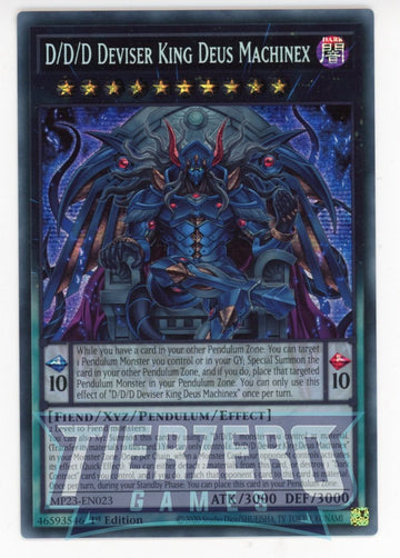 MP23-EN023 - D/D/D Deviser King Deus Machinex - Secret Rare - 25th Anniversary Tin: Dueling Heroes Mega Pack