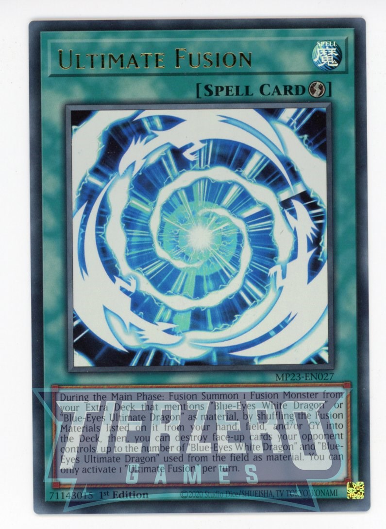 MP23-EN027 - Ultimate Fusion - Ultra Rare - Quick-Play Spell - 25th Anniversary Duelist Heroes Tin