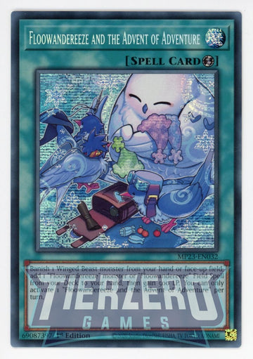 MP23-EN032 - Floowandereeze and the Advent of Adventure - Secret Rare - 25th Anniversary Tin: Dueling Heroes Mega Pack