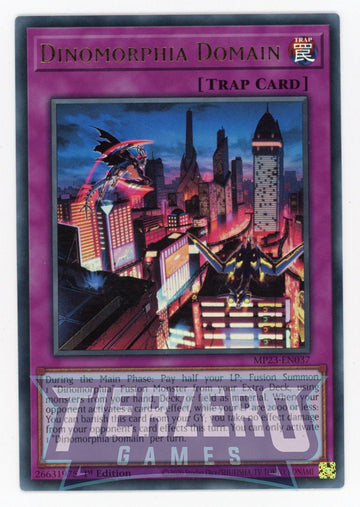 MP23-EN037 - Dinomorphia Domain - Ultra Rare - 25th Anniversary Tin: Dueling Heroes Mega Pack