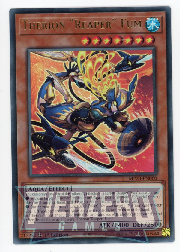 MP23-EN060 - Therion Reaper" Fum" - Ultra Rare - Effect Monster - 25th Anniversary Duelist Heroes Tin