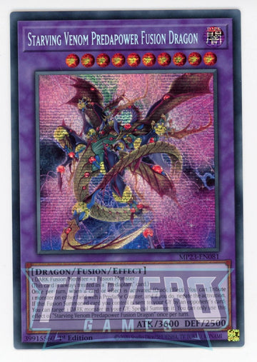 MP23-EN081 - Starving Venom Predapower Fusion Dragon - Secret Rare - 25th Anniversary Tin: Dueling Heroes Mega Pack