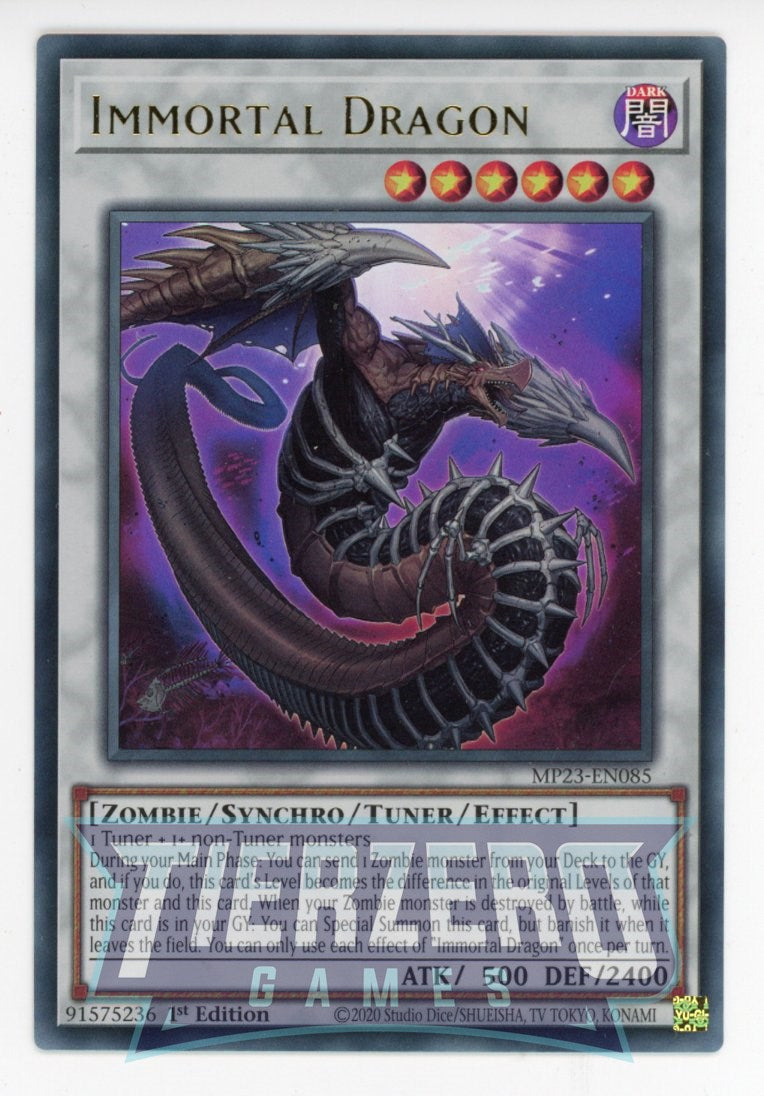 MP23-EN085 - Immortal Dragon - Ultra Rare - Effect Tuner Synchro Monster - 25th Anniversary Duelist Heroes Tin