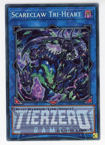 MP23-EN088 - Scareclaw Tri-Heart - Secret Rare - 25th Anniversary Tin: Dueling Heroes Mega Pack