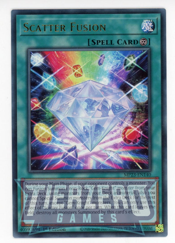 MP23-EN140 - Scatter Fusion - Ultra Rare - Continuous Spell - 25th Anniversary Duelist Heroes Tin