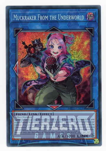 MP23-EN194 - Muckraker From the Underworld - Secret Rare - 25th Anniversary Tin: Dueling Heroes Mega Pack