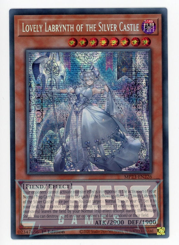 MP23-EN226 - Lovely Labrynth of the Silver Castle - Prismatic Secret Rare - Effect Monster - 25th Anniversary Duelist Heroes Tin