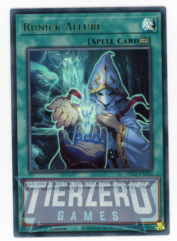 MP23-EN240 - Runick Allure - Ultra Rare - 25th Anniversary Tin: Dueling Heroes Mega Pack
