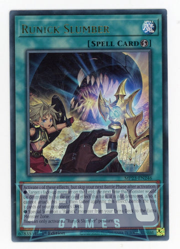 MP23-EN246 - Runick Slumber - Ultra Rare - 25th Anniversary Tin: Dueling Heroes Mega Pack