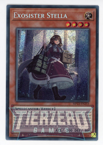 MP23-EN253 - Exosister Stella - Secret Rare - 25th Anniversary Tin: Dueling Heroes Mega Pack