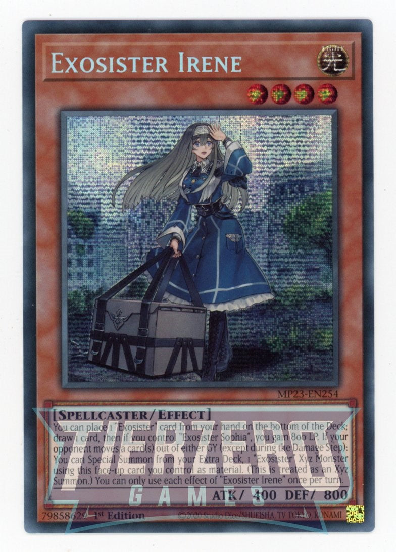 MP23-EN254 - Exosister Irene - Prismatic Secret Rare - Effect Monster - 25th Anniversary Duelist Heroes Tin