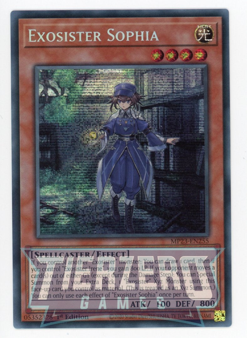 MP23-EN255 - Exosister Sophia - Prismatic Secret Rare - Effect Monster - 25th Anniversary Duelist Heroes Tin