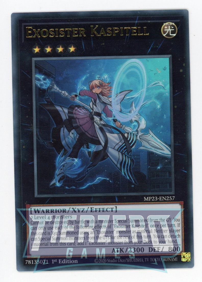 MP23-EN257 - Exosister Kaspitell - Ultra Rare - Effect Xyz Monster - 25th Anniversary Duelist Heroes Tin