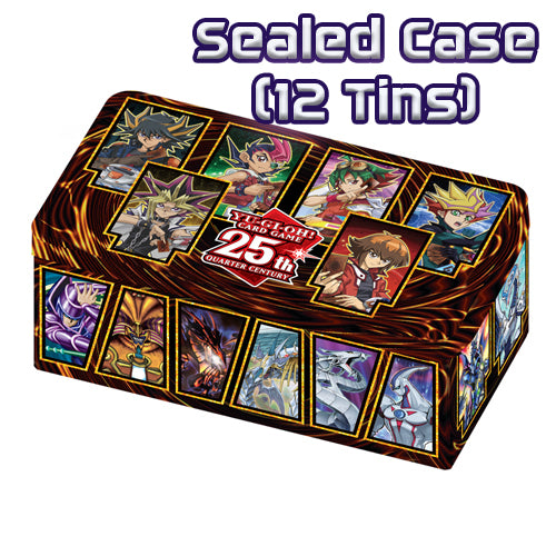 Yugioh Duelist Heroes 25th Anniversary Tin Case (12x Tins)