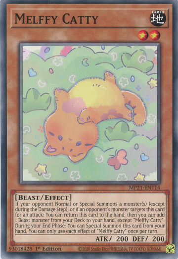 MP21-EN114 - Melffy Catty - Common - 2021 Tin of Ancient Battles