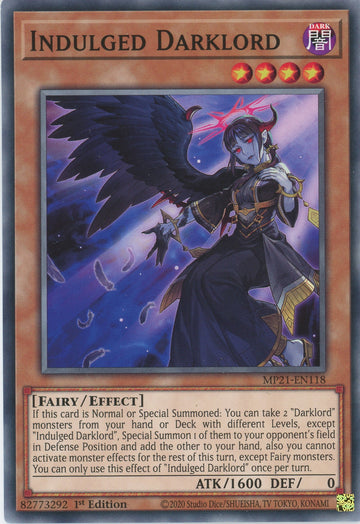 MP21-EN118 - Indulged Darklord - Common - 2021 Tin of Ancient Battles