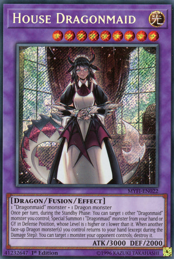 MYFI-EN022 - House Dragonmaid - Secret Rare - Mystic Fighters - 1st Edition