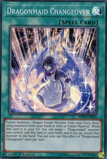 MYFI-EN025 - Dragonmaid Changeover - Super Rare - Mystic Fighters - 1st Edition