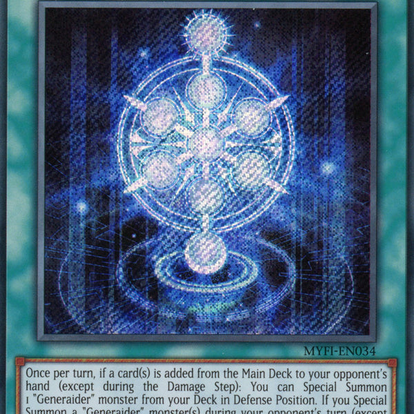 MYFI-EN034 - Generaider Boss Stage - Secret Rare - Field Spell - 1st E MYFI-EN034 - Generaider Boss Stage - Secret Rare - Field Spell - 1st E