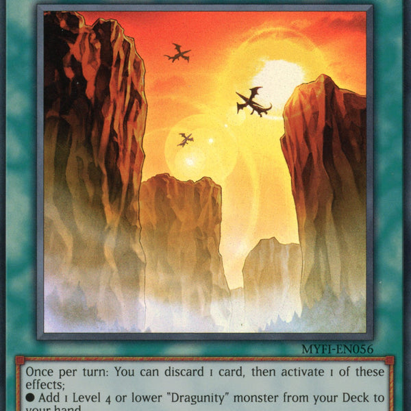 yugioh field card for dragons MYFI-EN056 - Dragon Ravine - Super Rare - Field Spell