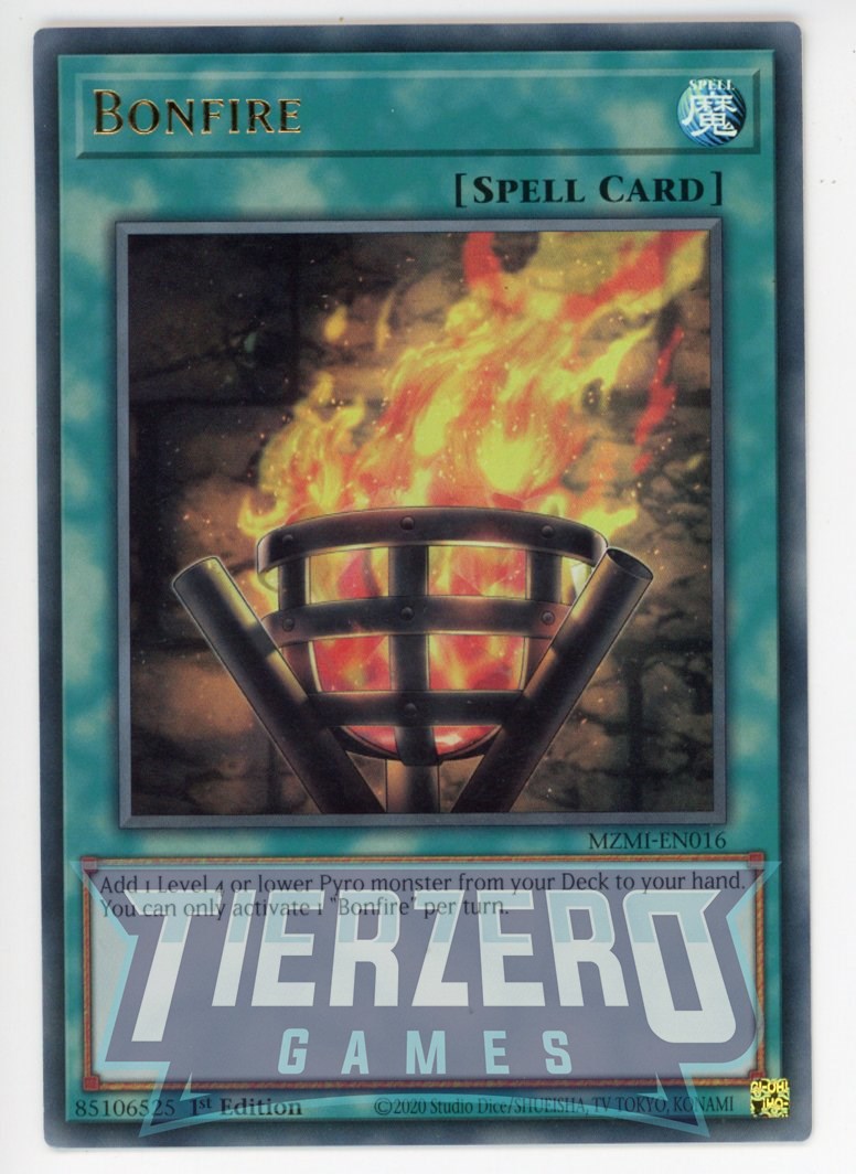 MZMI-EN016 - Bonfire - Ultra Rare - Normal Spell - Maze of Millenia