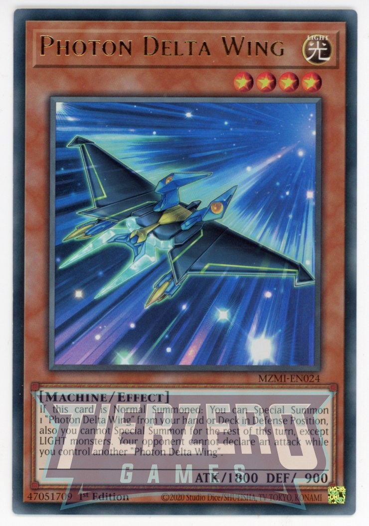 MZMI-EN024 - Photon Delta Wing - Ultra Rare - Effect Monster - Maze of Millenia