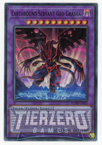 MZMI-EN031 - Earthbound Servant Geo Grasha - Super Rare - Maze of Millennia