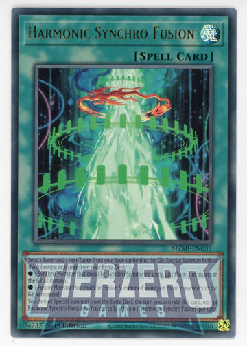 MZMI-EN035 - Harmonic Synchro Fusion - Ultra Rare - Maze of Millennia