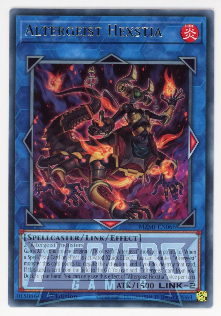 MZMI-EN066 - Altergeist Hexstia - Rare - Effect Link Monster - Maze of Millenia