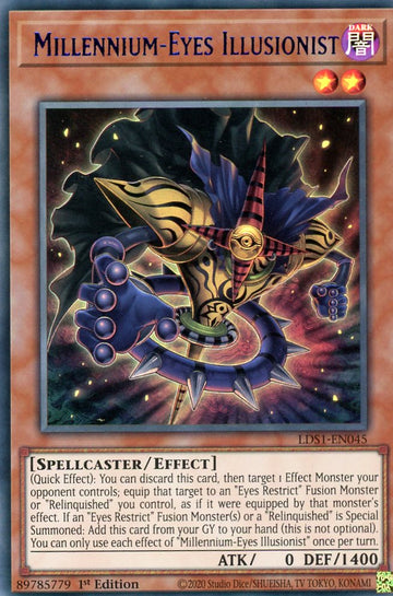 LDS1-EN045 - Millennium-Eyes Illusionist (Blue) - Ultra Rare - Legendary Duelists: Season 1