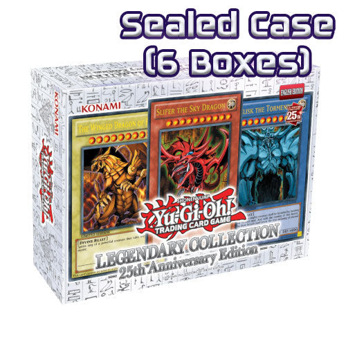 Yugioh Legendary Collection 25th Anniversary Edition x6 Boxes - 1 Case