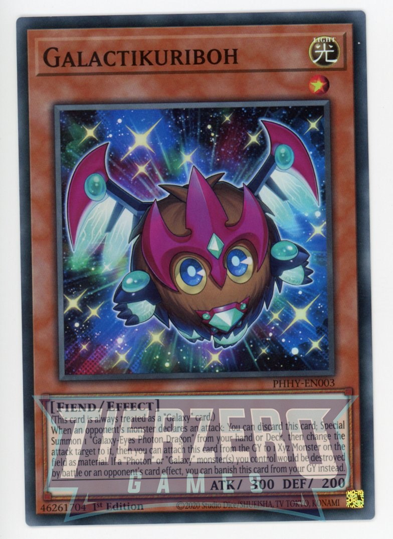 PHHY-EN003 - Galactikuriboh - Super Rare - Effect Monster - Photon Hypernova