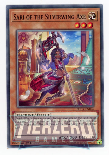 PHHY-EN026 - Sari of the Silverwing Axe - Common - Photon Hypernova