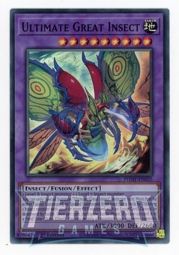 PHHY-EN035 - Ultimate Great Insect - Super Rare - Photon Hypernova