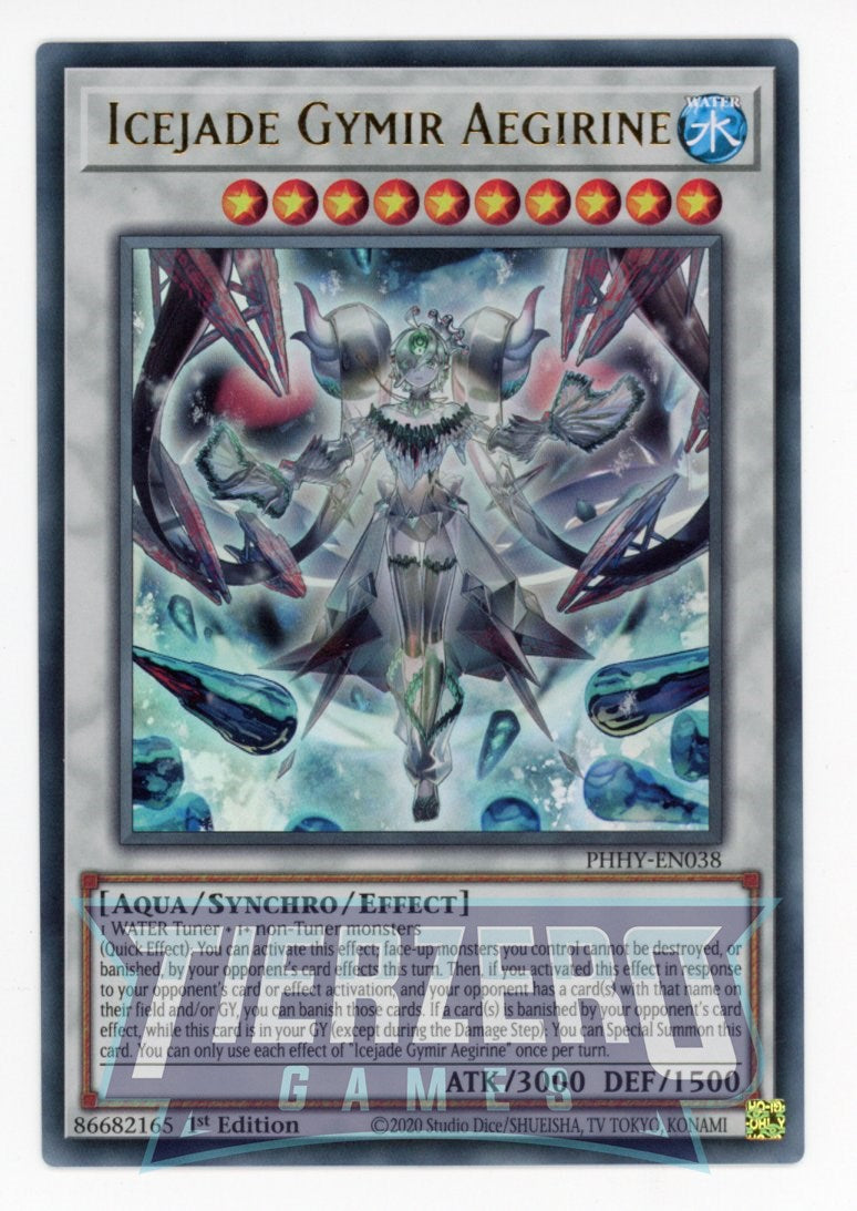 PHHY-EN038 - Icejade Gymir Aegirine - Ultra Rare - Effect Synchro Monster - Photon Hypernova