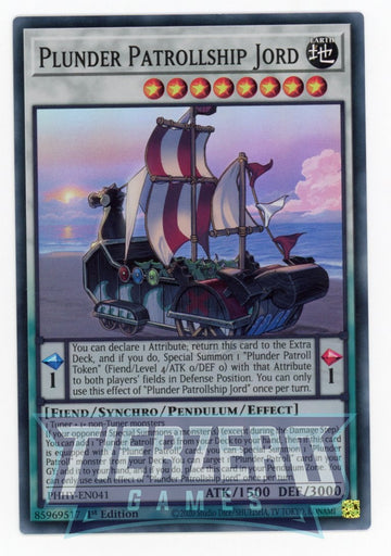 PHHY-EN041 - Plunder Patrollship Jord - Super Rare - Photon Hypernova