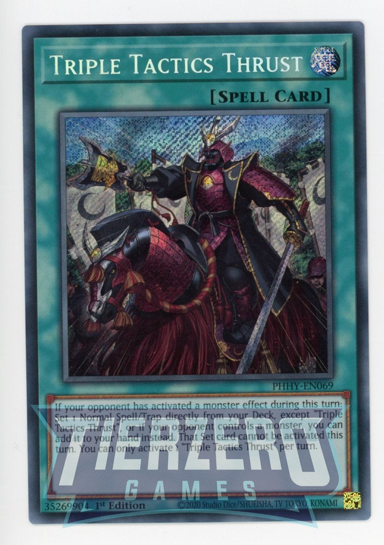 PHHY-EN069 - Triple Tactics Thrust - Secret Rare - Normal Spell - Photon Hypernova