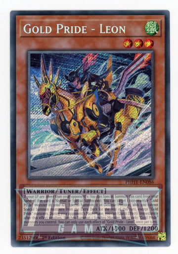 PHHY-EN086 - Gold Pride - Leon - Secret Rare - Photon Hypernova