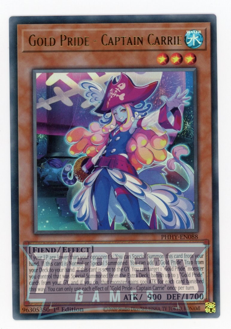 PHHY-EN088 - Gold Pride - Captain Carrie - Ultra Rare - Effect Monster - Photon Hypernova