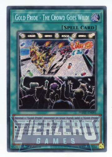 PHHY-EN091 - Gold Pride - The Crowd Goes Wild! - Secret Rare - Photon Hypernova