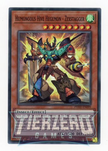 PHHY-EN099 - Humongous Hive Hegemon - Zexstagger - Super Rare - Photon Hypernova