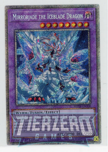 PHHY-EN100 - Mirrorjade the Iceblade Dragon - Starlight Rare - Photon Hypernova
