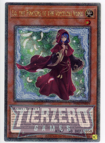 PHNI-EN019 - Lo, the Prayers of the Voiceless Voice - Quarter Century Secret Rare - Phantom Nightmare