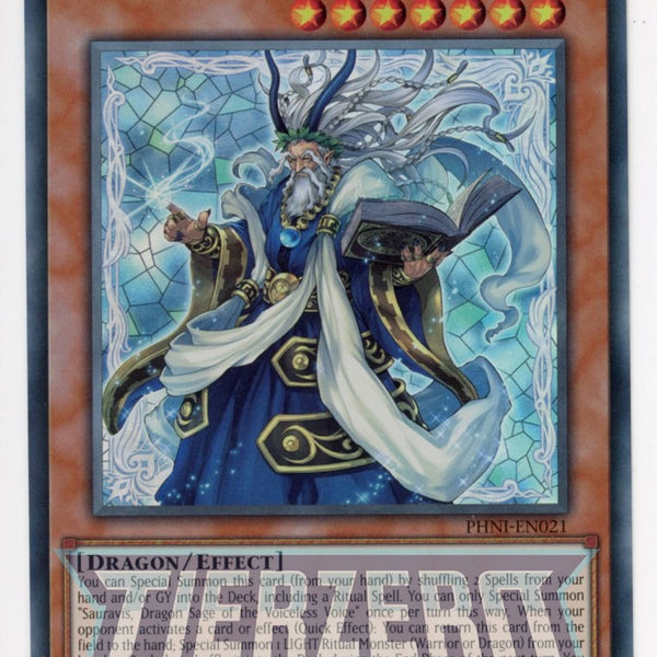 PHNI-EN021 - Sauravis, Dragon Sage of the Voiceless Voice - Super Rare PHNI-EN021 - Sauravis, Dragon Sage of the Voiceless Voice - Super Rare