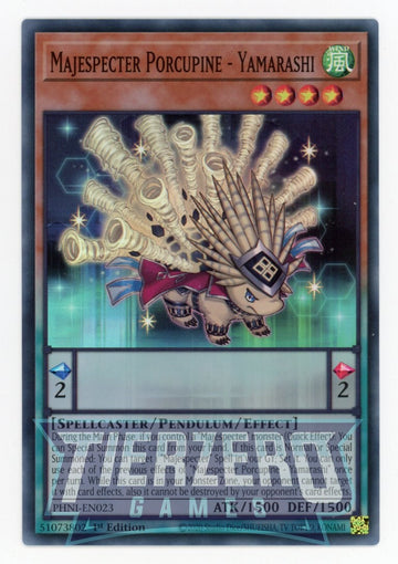 PHNI-EN023 - Majespecter Porcupine - Yamarashi - Super Rare - Phantom Nightmare